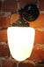 W193 sideangle wall light wall sconce milky glass shade short arm 2