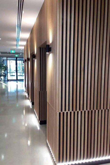 wall lights in office building