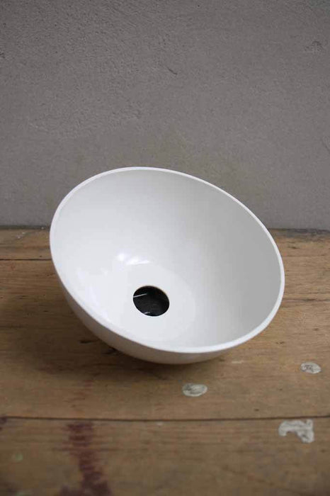White Bakelite Bowl 