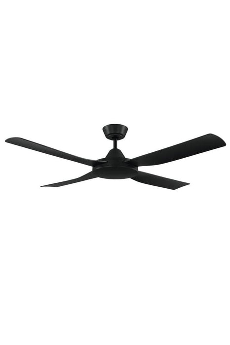 Black fan with 4 blades and no lights 
