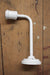 White metal wall sconce