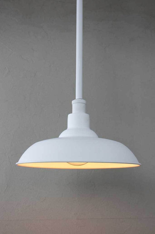 White pendant light