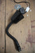 Adjustable black plastic pendant cord