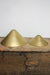 Cone shades in small and large sizes in solid bright brass finish