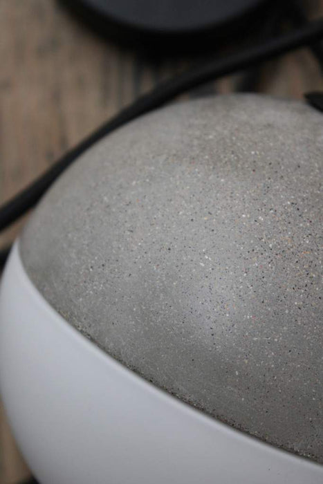 Texture detail concrete pendant