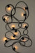 Decorative string lights backyard wedding festoon lights
