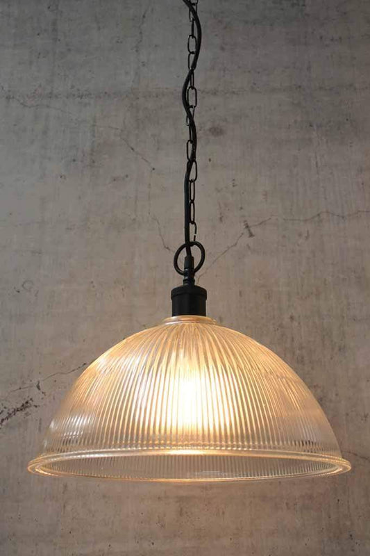 dome glass pendant light