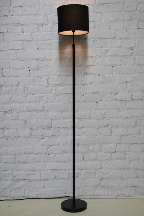 fabric floor lamp in black