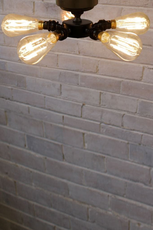 Five light flush mount