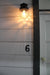 front porch black outdoor wall light