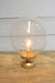 glass ball lamp with medium sized clear shade
