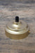 Gold/brass curved ceiling rose