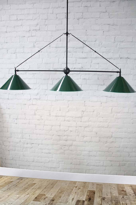 Industrial chandelier online pool table lighting Melbourne
