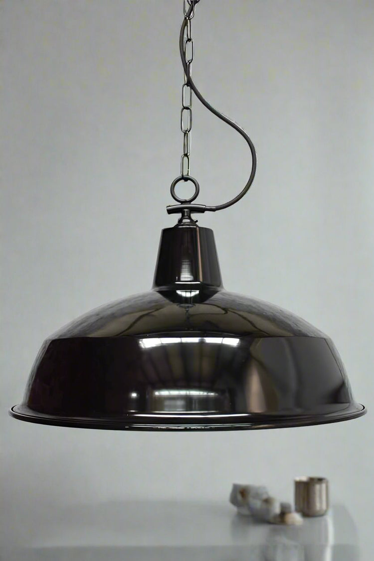 Industrial Warehouse Side Entry Chain Pendant Light – Fat Shack Vintage