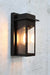 outdoor lantern wall light with tear drop bulb