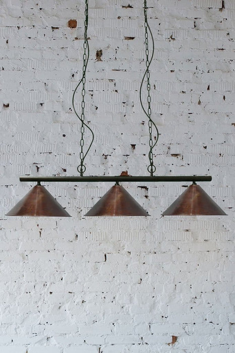 Large copper hanging pendant lights kitchen lighting shop now