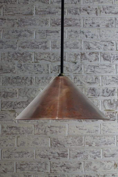 Large copper pendant pole light online