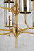 Large glass chandelier pendant lights
