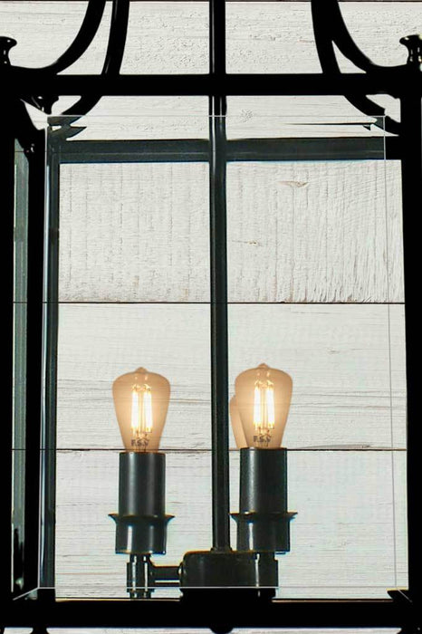 Large three light pendant lantern style lighting 