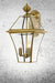 large traditional solid brass wall light