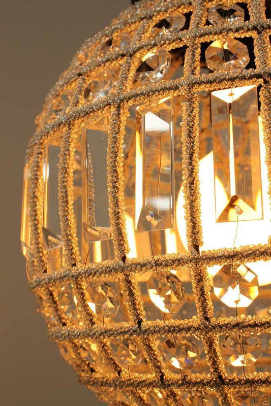 Crystal ball lights. french provincial lighting. regal lighting for master bedroom.