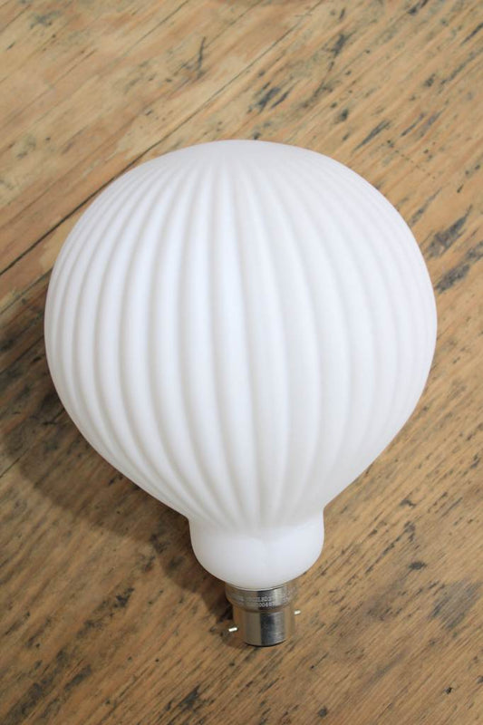 Round, textured opal bulb