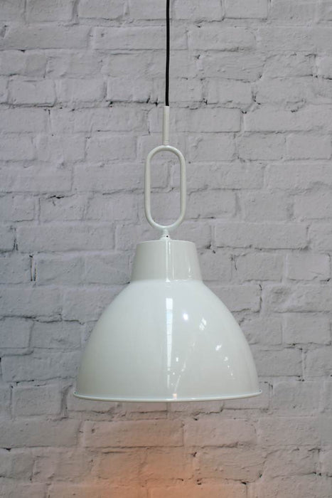 loft pendant with loop cord in white
