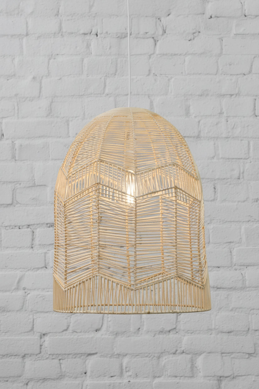 Natural rattan pendant