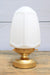 nouveau glass lamp gold off