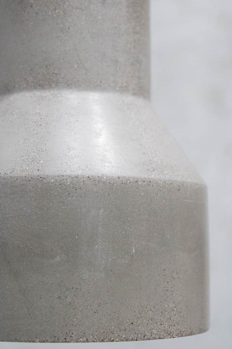 Shade detail concrete pendant
