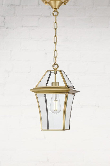 Chain only suspension for brass pendant light