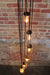 Staircase lighting with mason jar lights