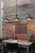Three pendant light chandelier with no cages cpr
