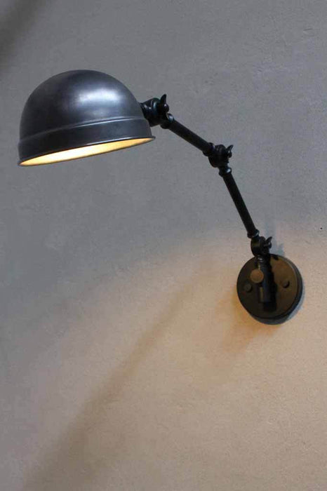 Two arm wall light. antique bronze shade modern industrial wall lamp is a stylish and practical wall sconce light for any room