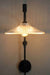 Vintage style glass shade wall light