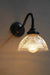 Vintage style wall light.  . buy glass lights online.
