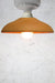 Small wooden batten light with white ceiling mount